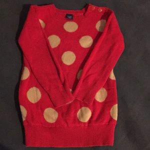 Baby gap polka dot sweater